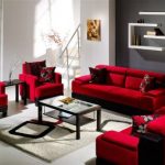 pictures of grey and red rooms | ... red stylish sofa 1 Cozy Red .