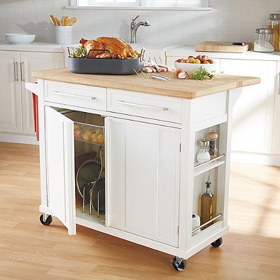Our new kitchen cart! I'm in love. Real Simple® Kitchen Island in .