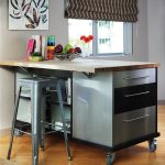 10 Practical, versatile and multifunctional rolling kitchen islan