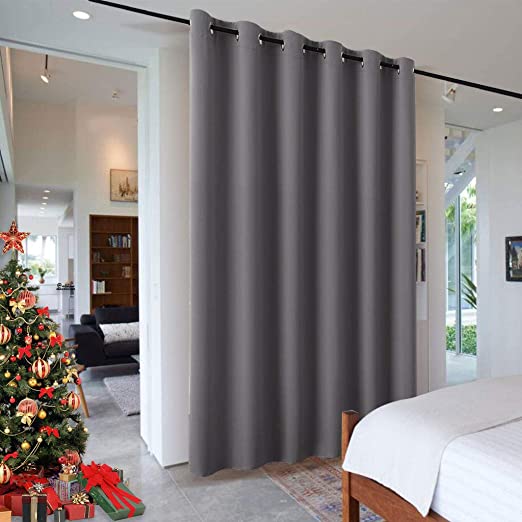 Amazon.com: RYB HOME Room Divider Curtain - Blackout Vertical .
