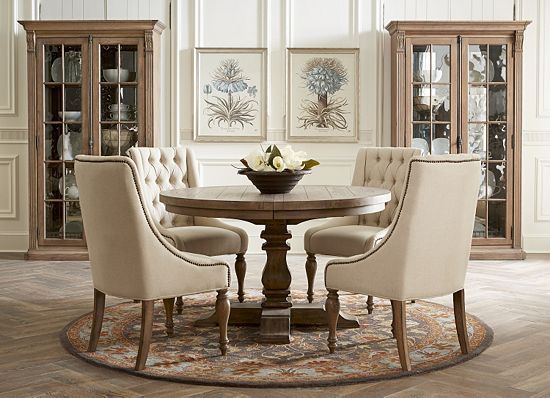 Outstanding Round Dining Room Tables With Small Black - Home Decor .