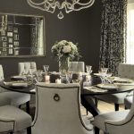 20 Gorgeous Dining Rooms | Large round dining table, Tufted dining .