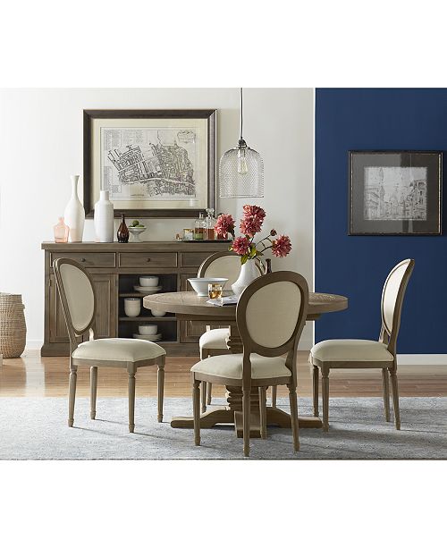Furniture Tristan Round Expandable Dining Furniture Collection .