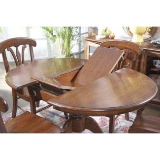 Round Dining Table With Leaf Efistu Com, Round Kitchen Tables With Leaves