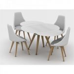 Awesome Modern Round Extendable Dining Table - Father of Trust Desig