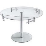 Shopping Special for Extendable round glass dining tab