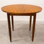 Round Extendable Dining Table, 1960s for sale at Pamo