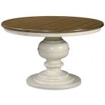 Furniture Sag Harbor Expandable Round Dining Pedestal Table .
