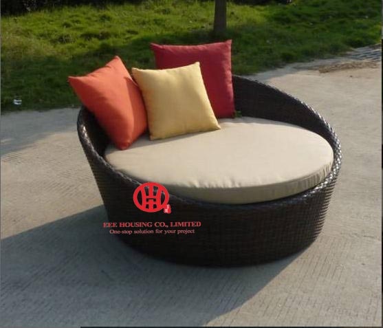 outdoor rattan furniture Sunny beach lounge sofa seater round .