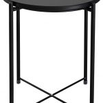 Amazon.com: HollyHOME Tray Metal End Table, Sofa Table Small Round .