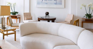 20 Round Couches That Will Steal The Show | Living room white .