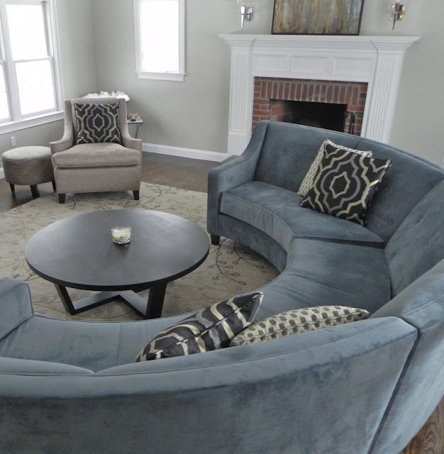 Conspicuous Style Interior Design Blog: love this circular seating .