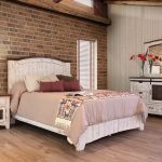 IFD Furniture | 360 Pueblo White Rustic Bedroom Set | Dallas .