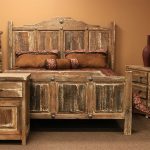 Authentic Solid Wood White Wash Rustic Bedroom Set | Dallas .