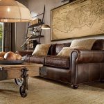 Rustic leather sofa - living room inspiration | Living room .