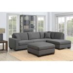Thomasville Artesia 3-piece Fabric Sectional with Ottom