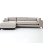Grammercy Linen Upholstered Modern 2 Piece Sectional Sofa | Zin Ho