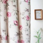 Good Quality Floral Pink Shabby Chic Curtains Blacko