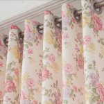 High End Floral Pink Shabby Chic Curtain For Bedro
