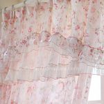 Beautiful Floral Pattern Elegant Lace Sheer Panels Shabby Chic Curta