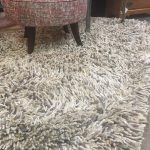 Contemporary grey tones shag rug | Invio Fine Furniture Consignme
