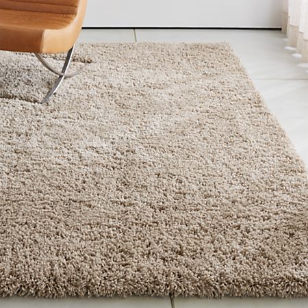 Memphis Stone Natural Shag Rug | Crate and Barr