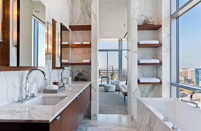 20 Modern Stylish Bathroom Shelving Ideas (WITH PICTURE