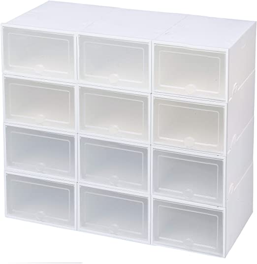 Amazon.com: IRONLAND Shoe Storage Boxes 12 Pack: Home Improveme