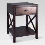 Owings Side Table With Drawer Espresso - Threshold™ : Targ