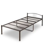 e-kurashi: Bed frame bed single PB3-95195(BK) black single bed low .