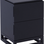 Selecting small black bedside table for the bedroom in 2020 | Dark .