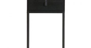 Black small bedside nightstand - £119 - Simple bedside table .
