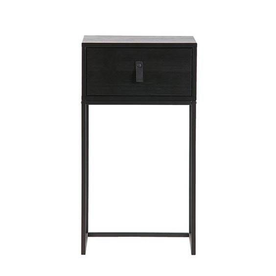 Black small bedside nightstand - £119 - Simple bedside table .