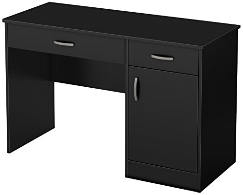 Amazon.com: South Shore Small Computer Desk with Drawers, Pure .