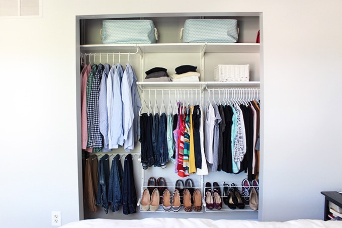 How to Organize a Small Closet | Abby Laws