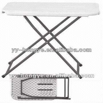 White Plastic Adjastable Folding Table Small Table Lift Table .