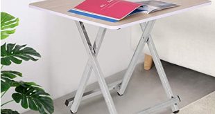 Amazon.com: Lataw Small Folding Table, Portable Personal TV Tray .