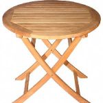 Teak Small Round Folding Table Short Teka Garden Furniture .