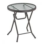 16" Round Glass Top Folding Table at Big Lots. | Folding table .