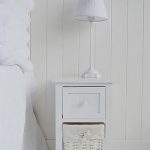 Small bedside table ideas | Furniture | Small white bedside table .