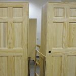 Set of 8 Unfinished Solid Wood Pre-Hung Clear Pine Interior Doo
