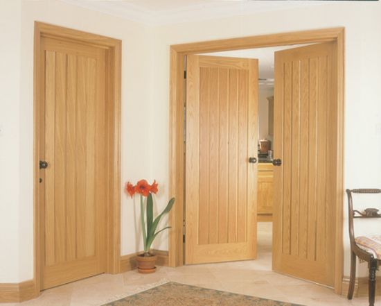 Indoor solid wood doors made of precious kinds of wood will .