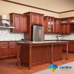 Cherry Cabinets All solid Wood Cabinets 10X10 RTA Kitchen Cabinets .