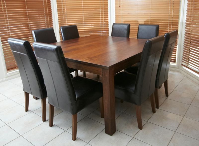 Square dining table seats 8 | Hawk Hav