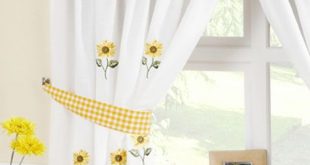 Sunflower Kitchen Curtain | Kitchen curtains, Curtains uk .