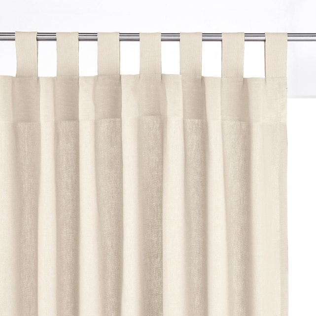 Scenario cotton tab top single curtain La Redoute Interieurs | La .