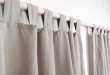 Amazon.com: Tab Top Linen Curtain Panel/NATURAL LINEN COLOR/homey .