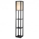 Adesso Titan Tall Shelf Floor Lamp - Black : Targ