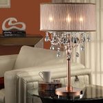 Tall table lamps for living room – tall crystal table lamps .