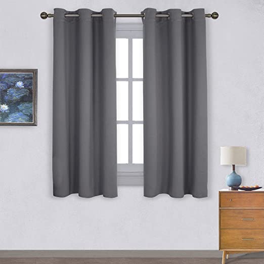 Amazon.com: NICETOWN Thermal Insulated Grommet Blackout Curtains .